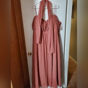 Kennedy Blue Thea Bridesmaid dress sz 26 Spice